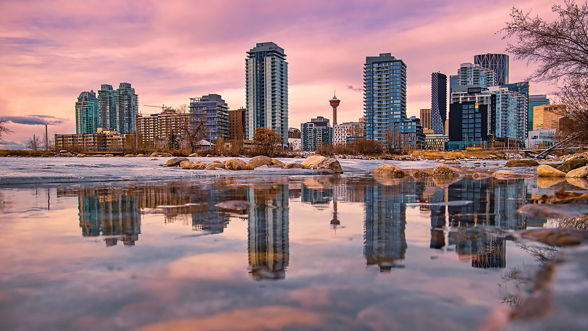 Calgary Winter Skyline